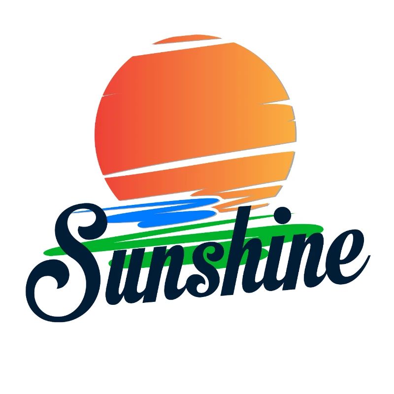 Tropischer "Summer"-Schriftzug - Sommerdesign