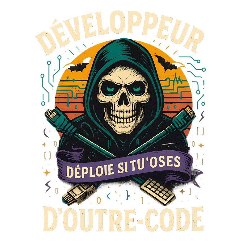 Web Developer - Halloween Skull