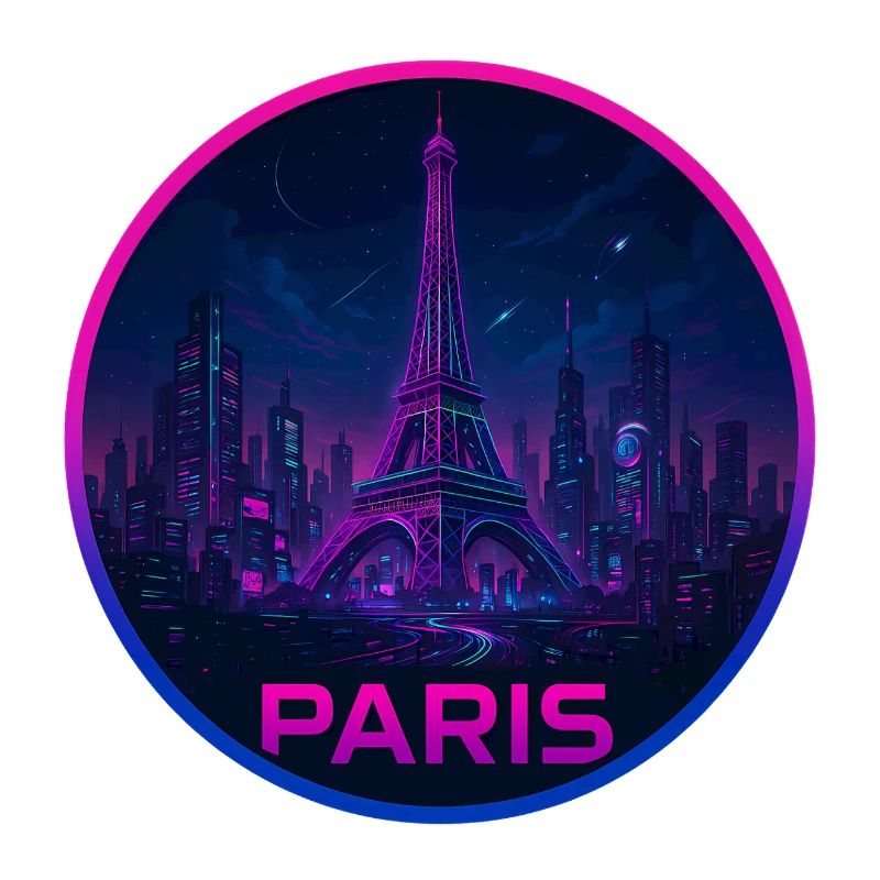 Paris Souvenir Cyberpunk