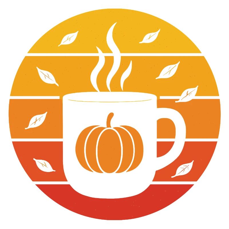 Retro Herbstsaison Kürbisgewürz