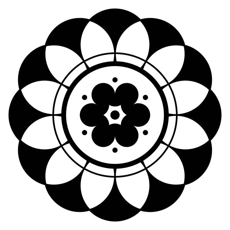 Kornkreis Blume Mandala