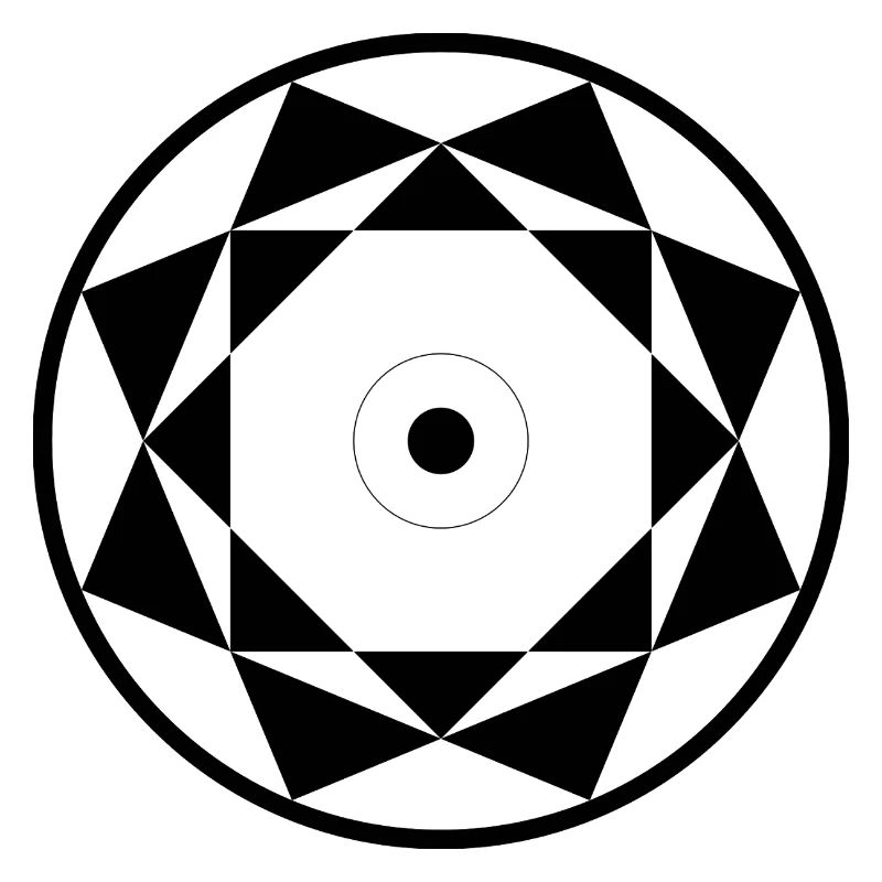 Geometrisches Stern-Mandala-Design