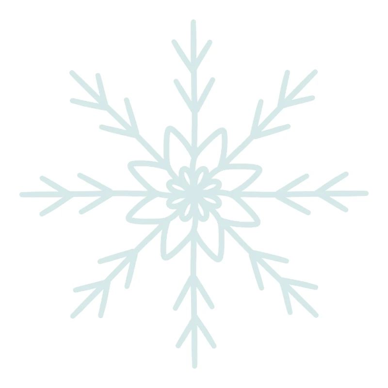 Elegantes Schneeflocken-Muster-Design