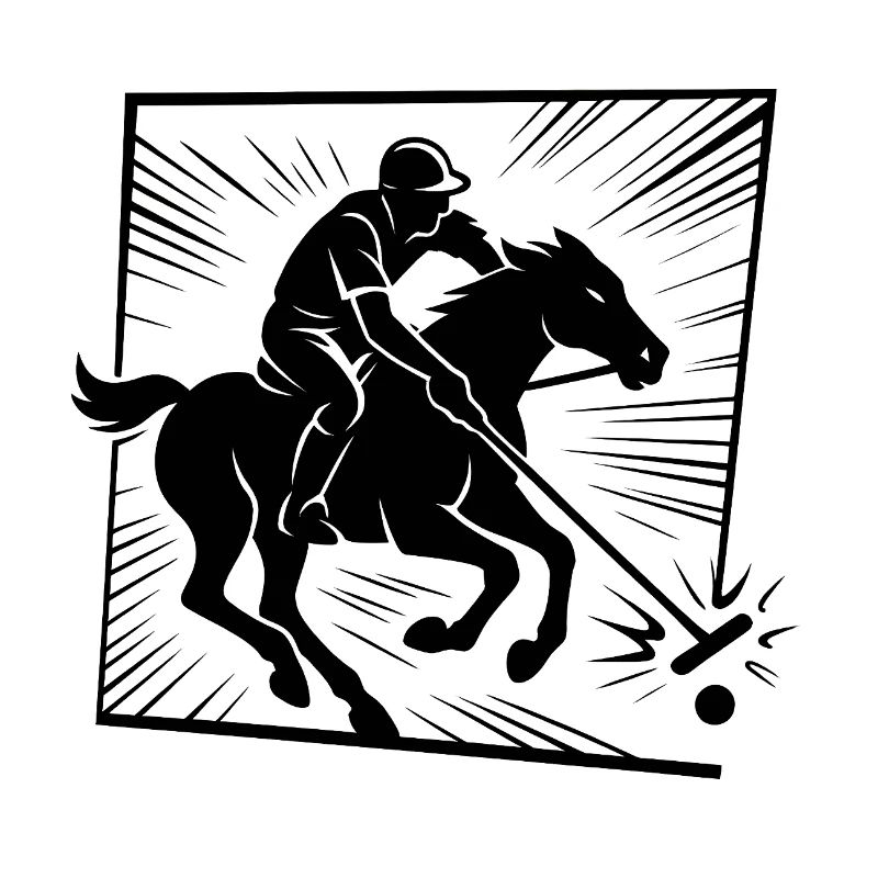 Einhorn-Jäger mit Schläger