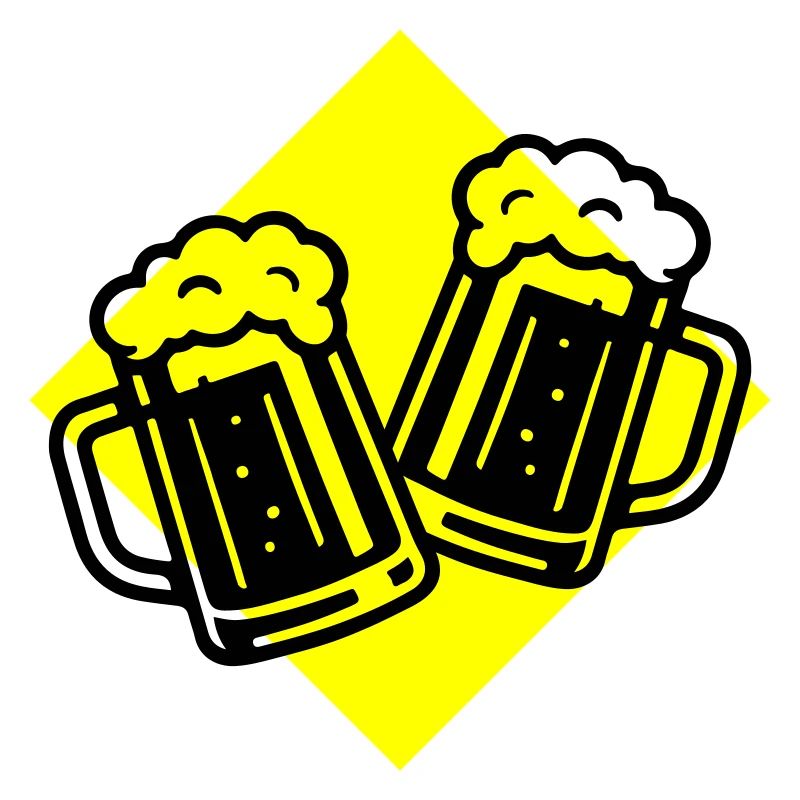 Bier Anstoßen Bierkrug