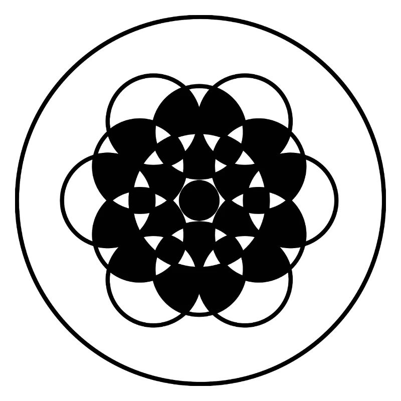 Geometrische Blume des Lebens