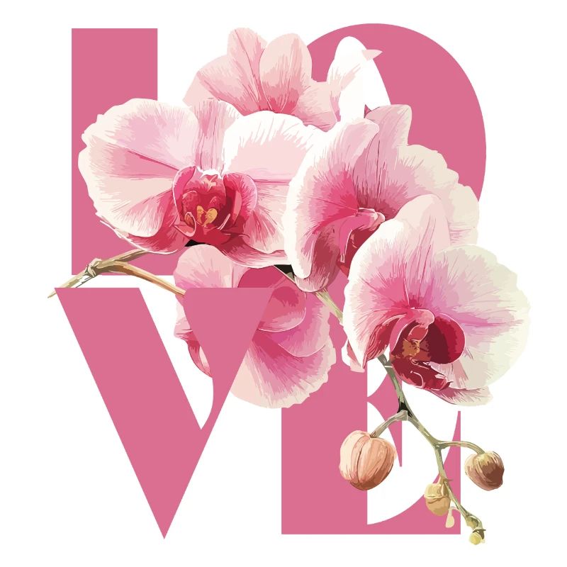 Elegantes Orchideen-Blumendesign