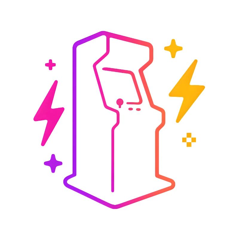 Retro Neon Arcade Spielübersicht