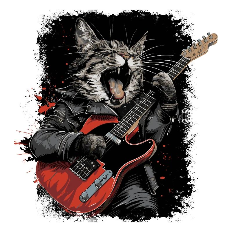 Heavy Metal Katze 