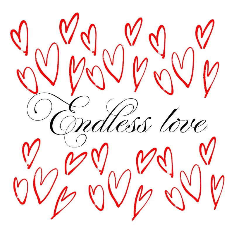 Endlose Liebe - Herzen Schwarm 