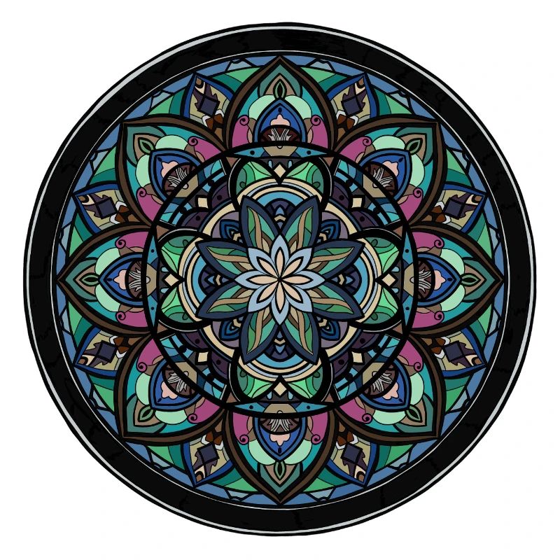 Mandala Farbkreis Zentrum