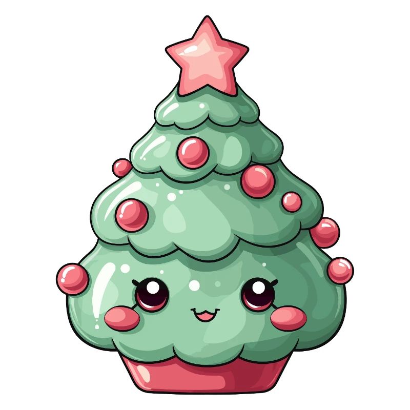 Kawaii Weihnachtsbaum Charme