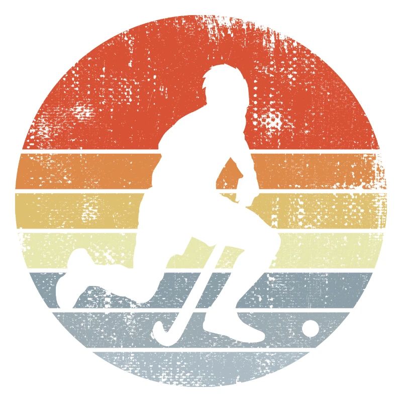 Feldhockeyspieler Zeichnung