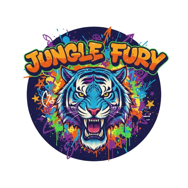 Jungle Fury Tiger Graffiti