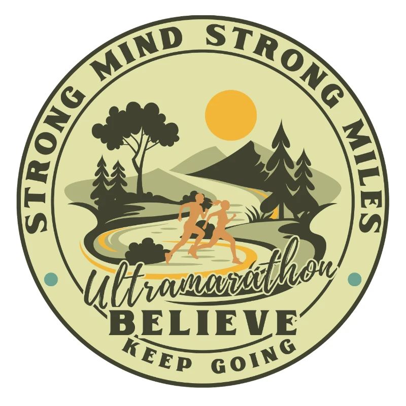 Ultramarathon Traillrunnermotiv 
