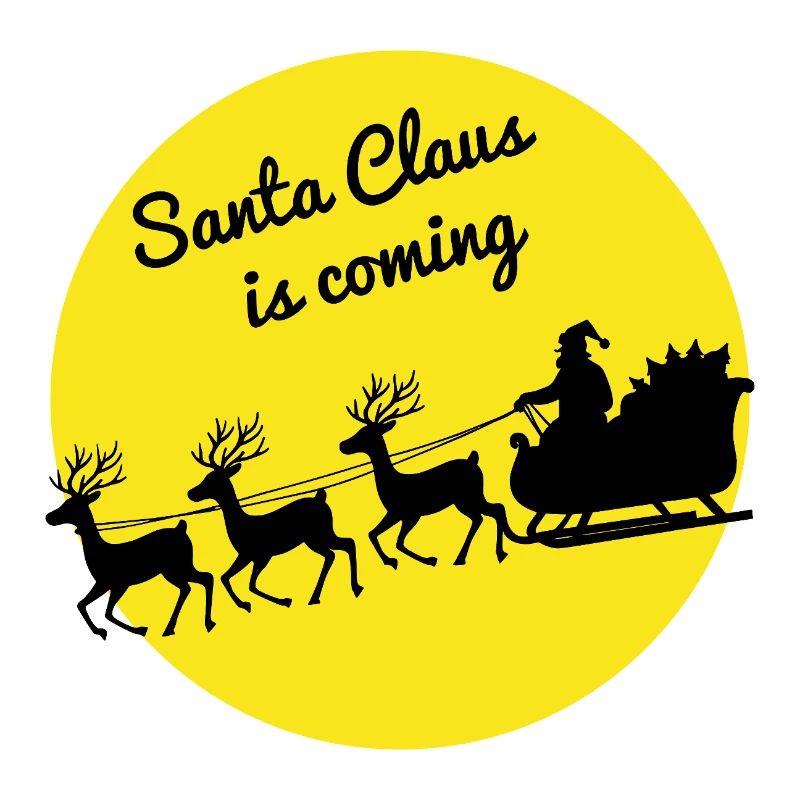 Weihnachtsmann Schlittenfahrt Weihnachten