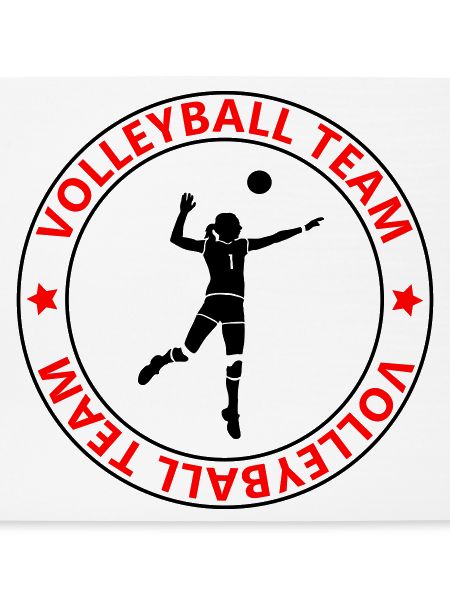 Volleyball Team Kreis Emblem