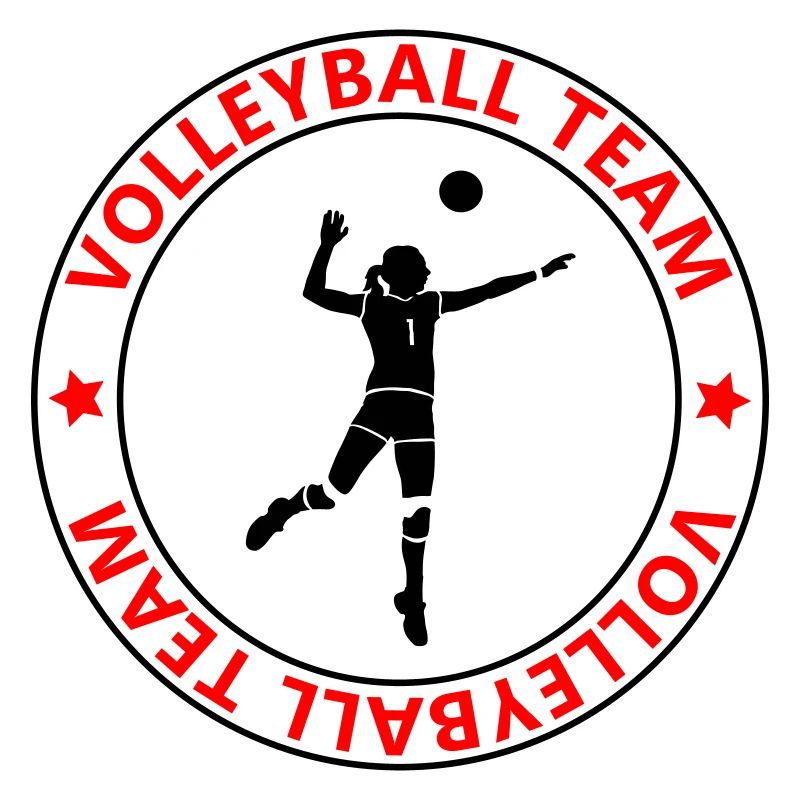 Volleyball Team Kreis Emblem