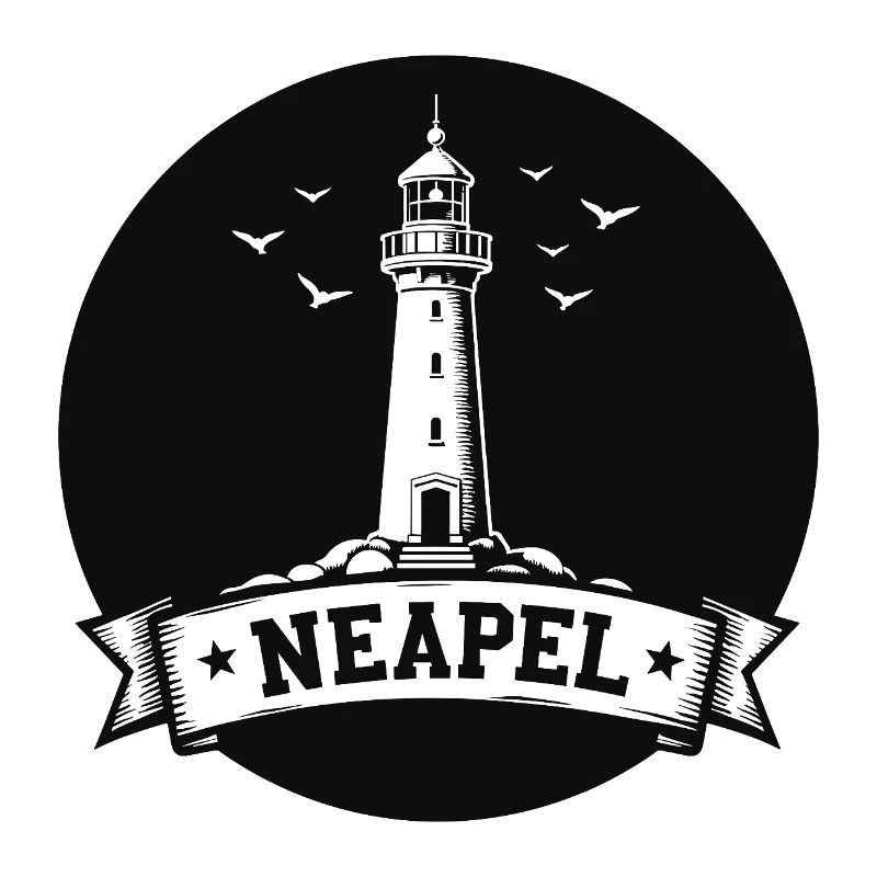 Leuchtturm Neapel Italien Wahrzeichen