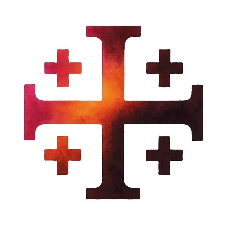 Kairos Kreuz (Jerusalemkreuz) – Vulkanschmiede