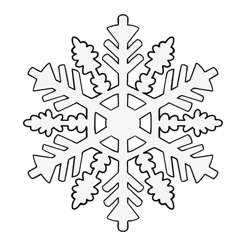 Snowflake Silhouette