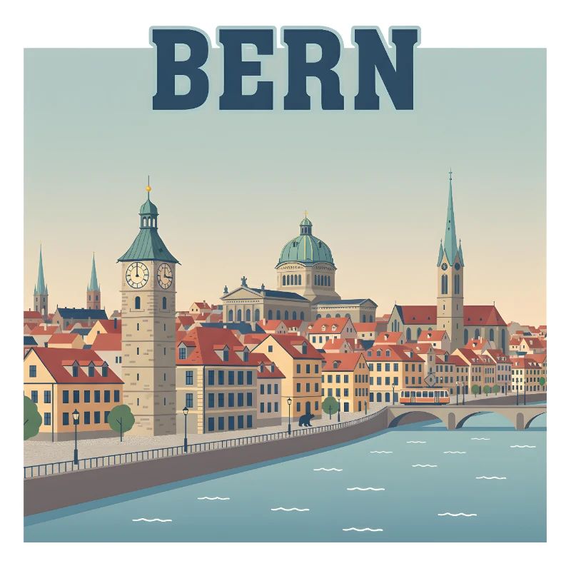 Bern Riverside-Stadtbild