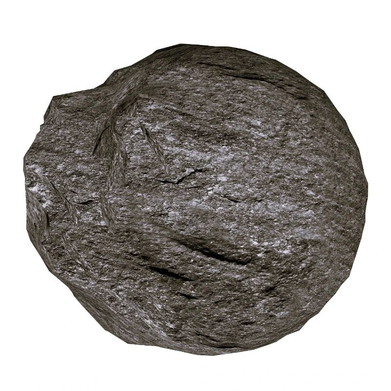 Rauer Felsball Granittextur