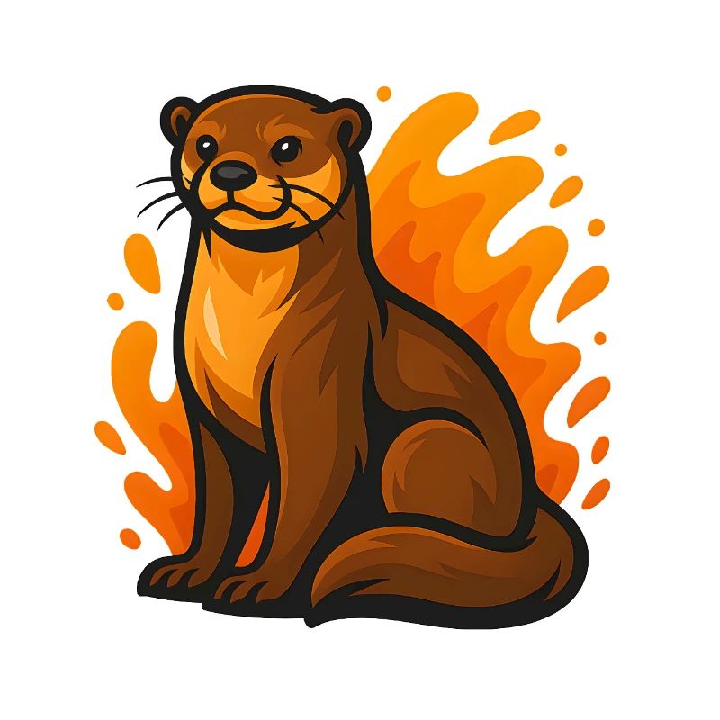 Flammender Otter