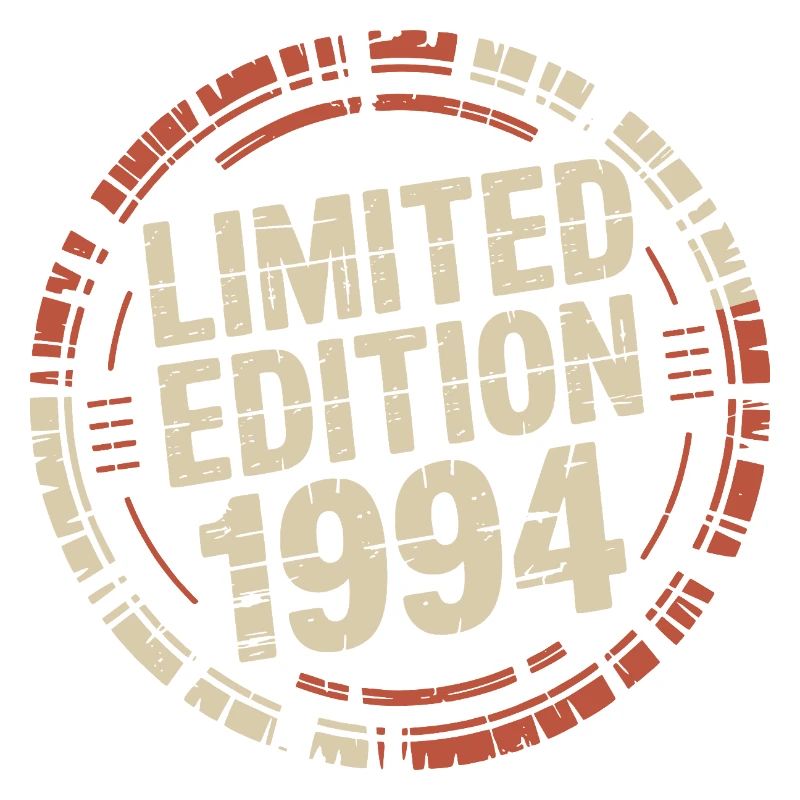 Limitierte Ausgabe 1994 Retro-Abzeichen-Grafik