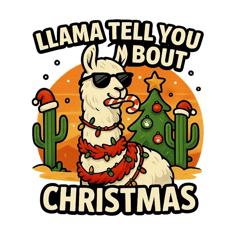 Llama Christmas Sass