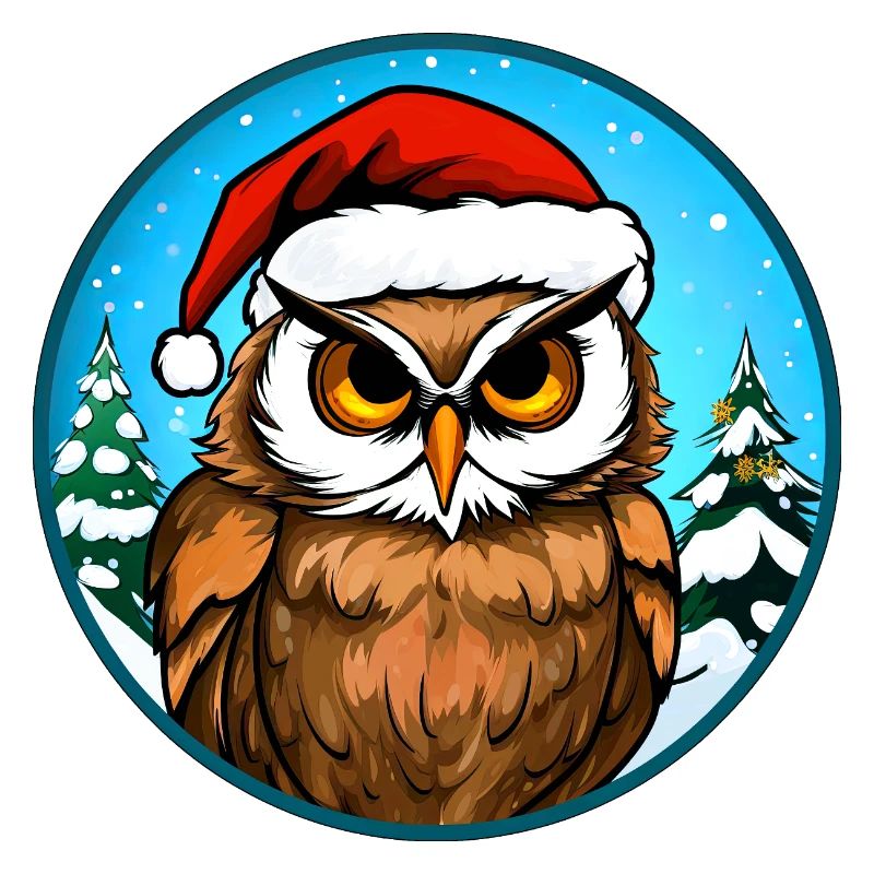 Eulen Weihnachten