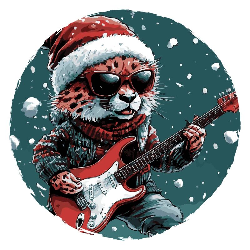 Gepard Weihnachten Gitarre