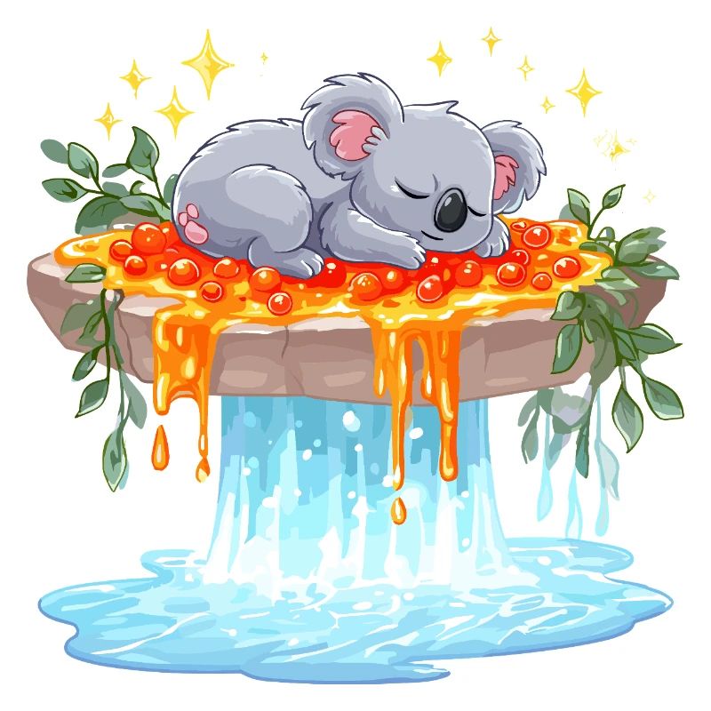 Koala Traum Lavafluss