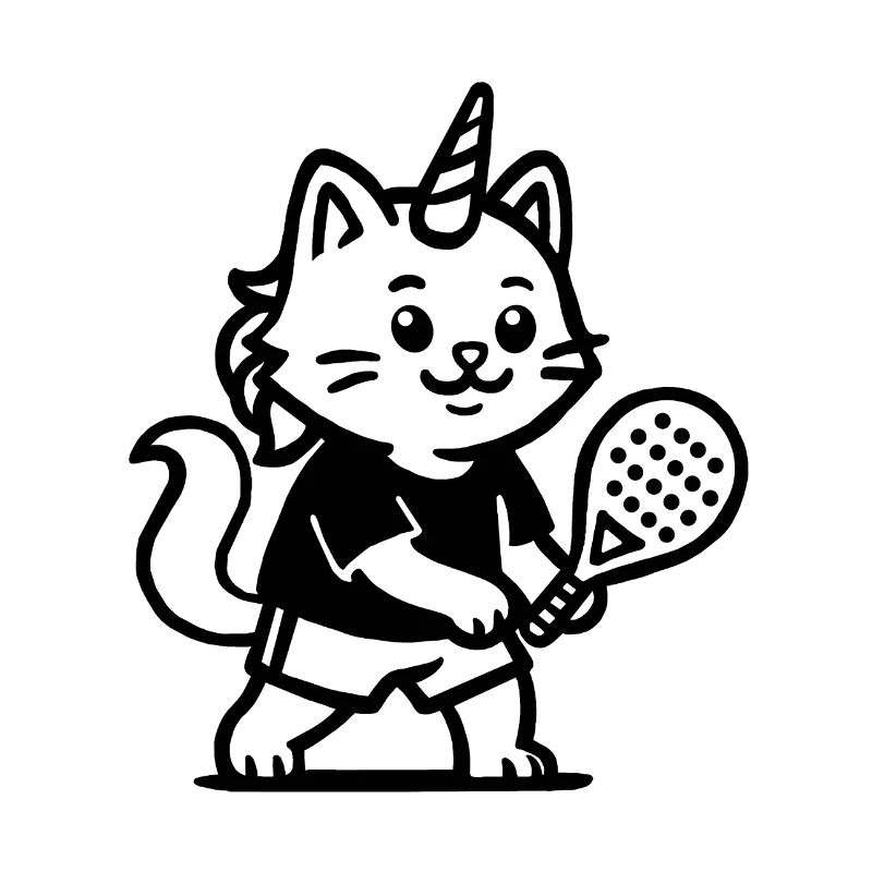 Einhornkatzen-Padel
