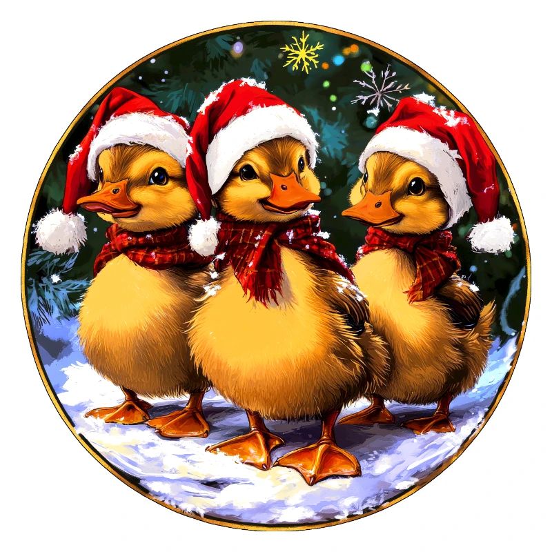 Weihnachtsmann Entchen