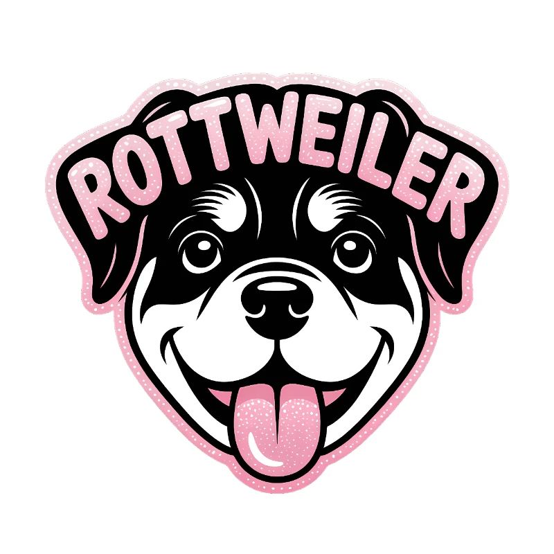 Rottweiler – Cooles Haustier-Logo