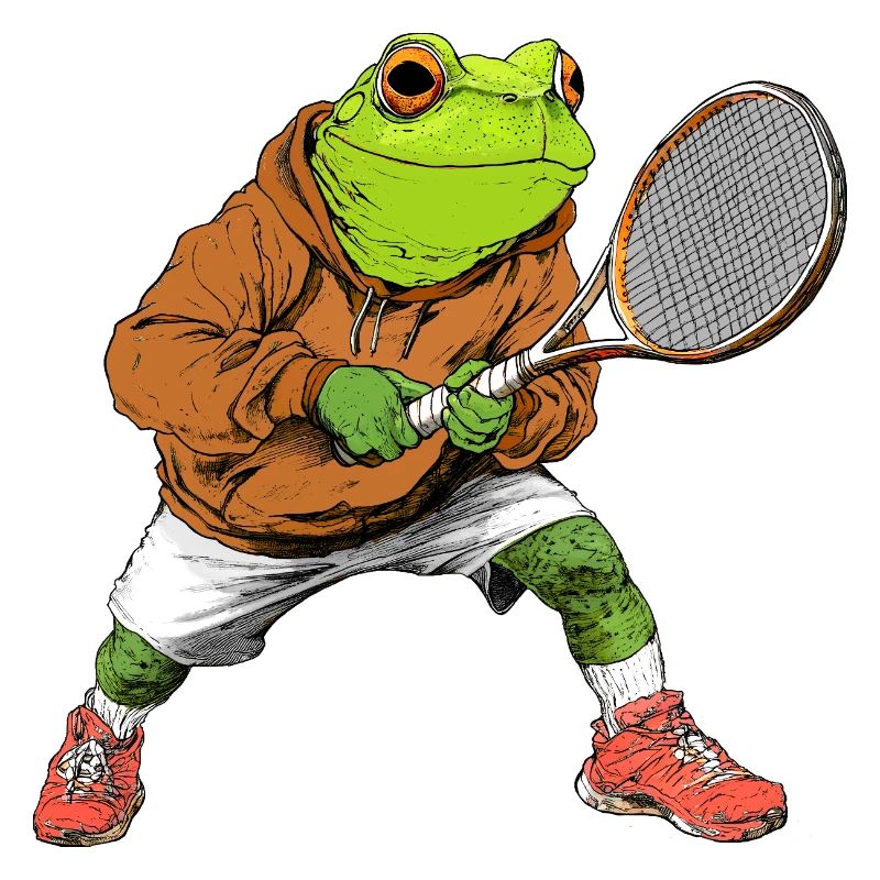 Frösche Tennis