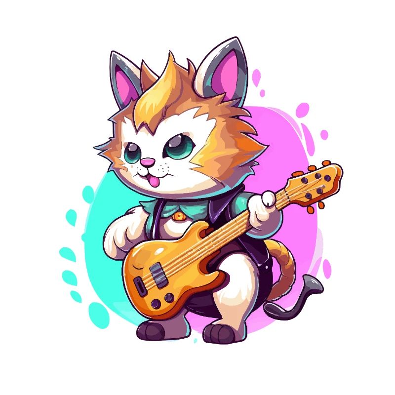 Patchwork-Esel im Doodle-Stil