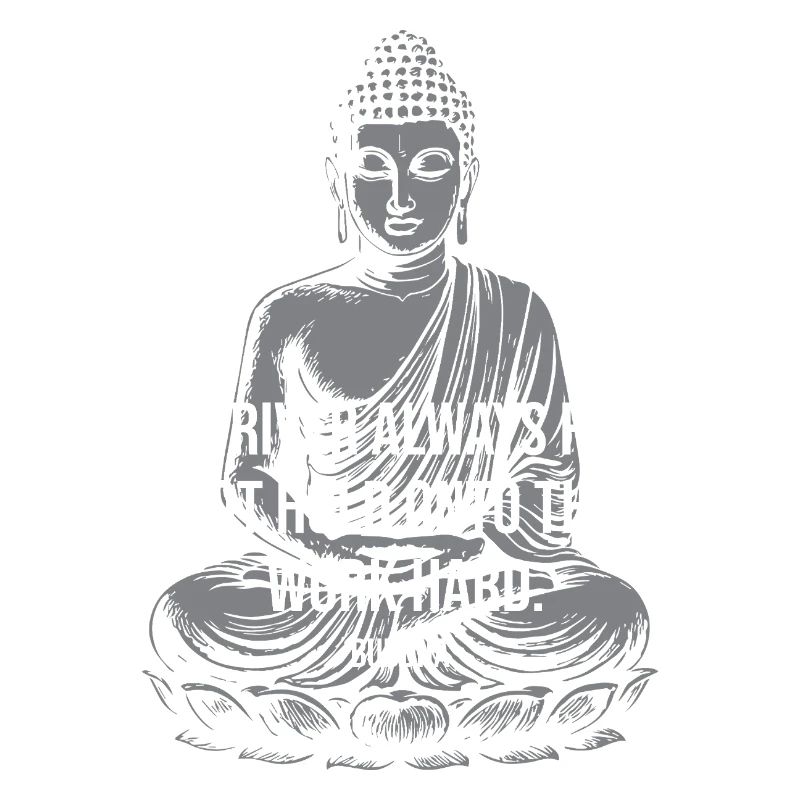 Fluss-Buddha-Zitat-Tee