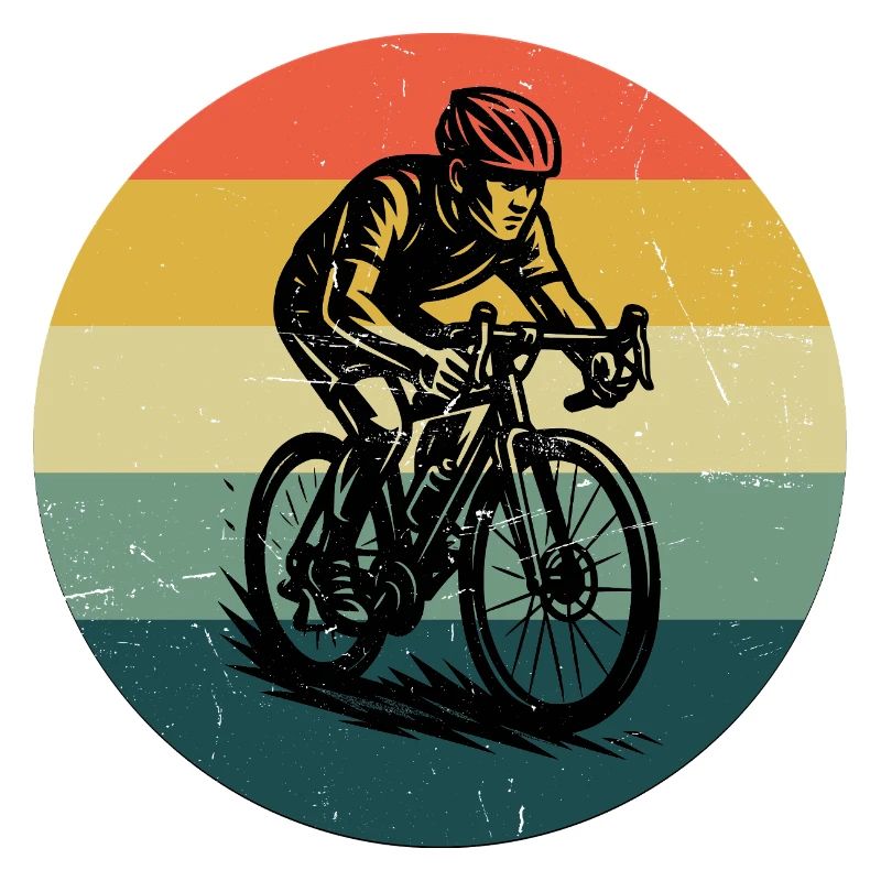 Lustiges Rennrad Motiv
