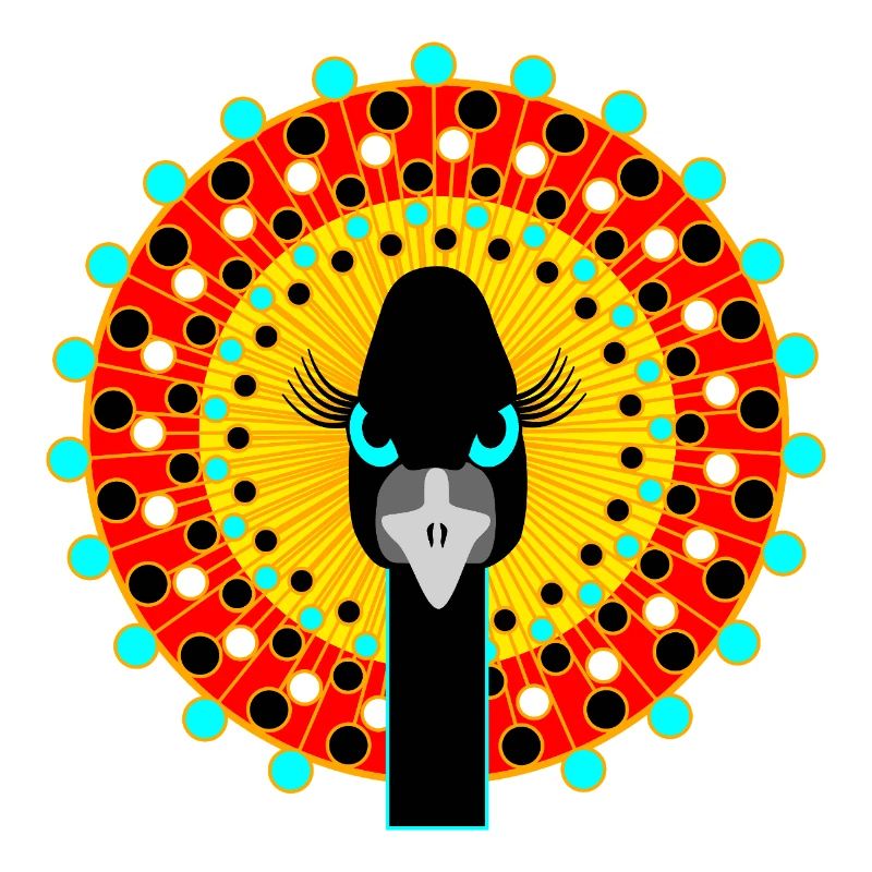 Vogel mit Attitüde.