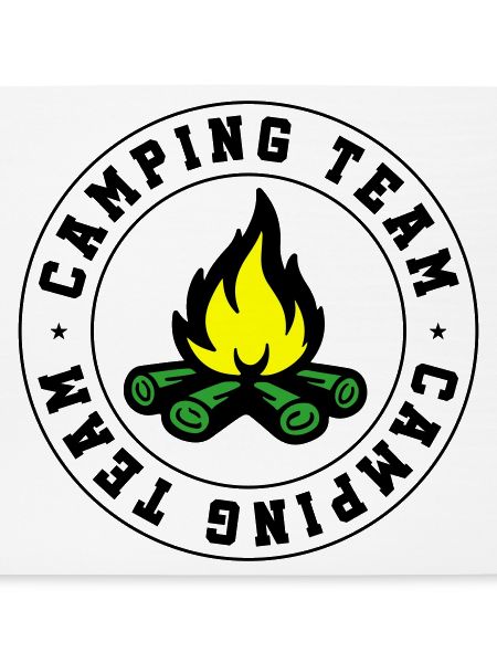 Camping Team Campfire