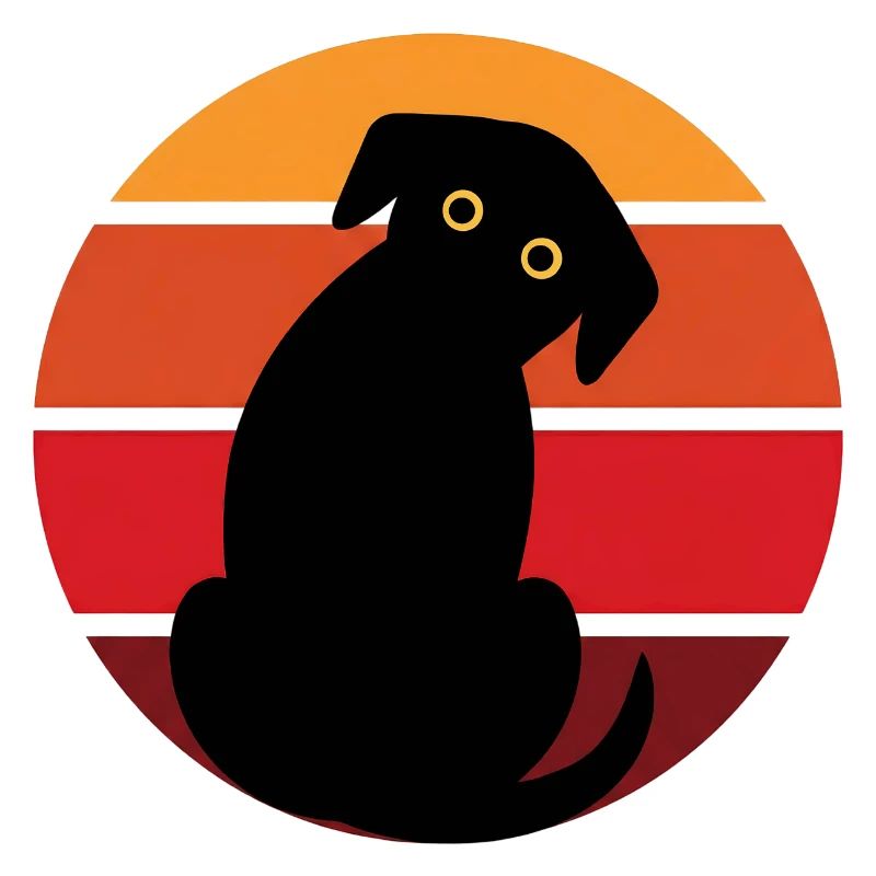 Sonnenuntergang Hundesilu