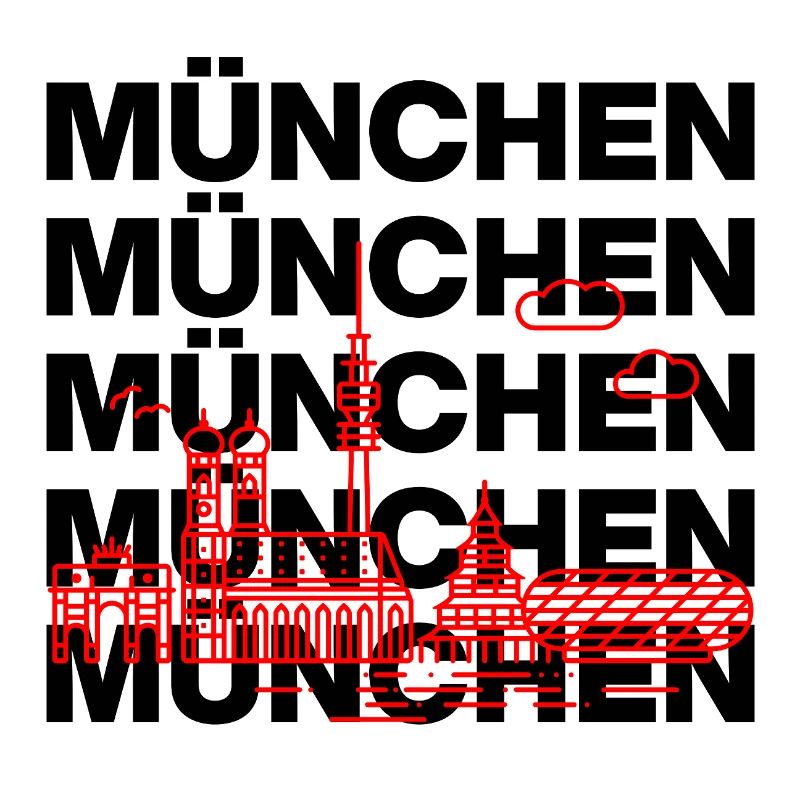 MÜNCHEN SKYLINE, MÜNCHENLIEBE ISARLOVE