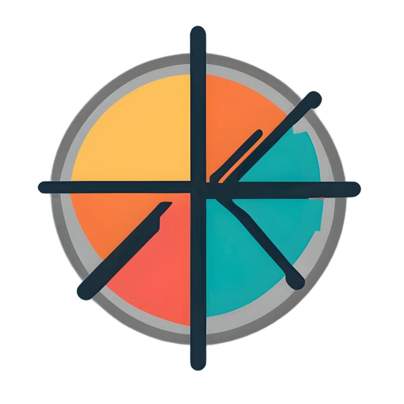 Minimal Geometric Circle Emblem