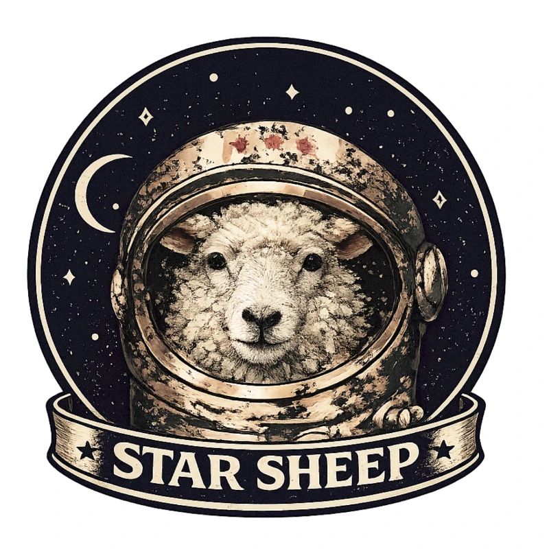 Star Sheep Astronaut Helm