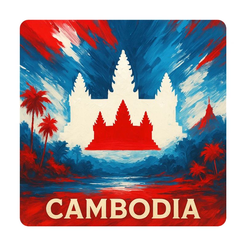 Kambodscha Tempel Design