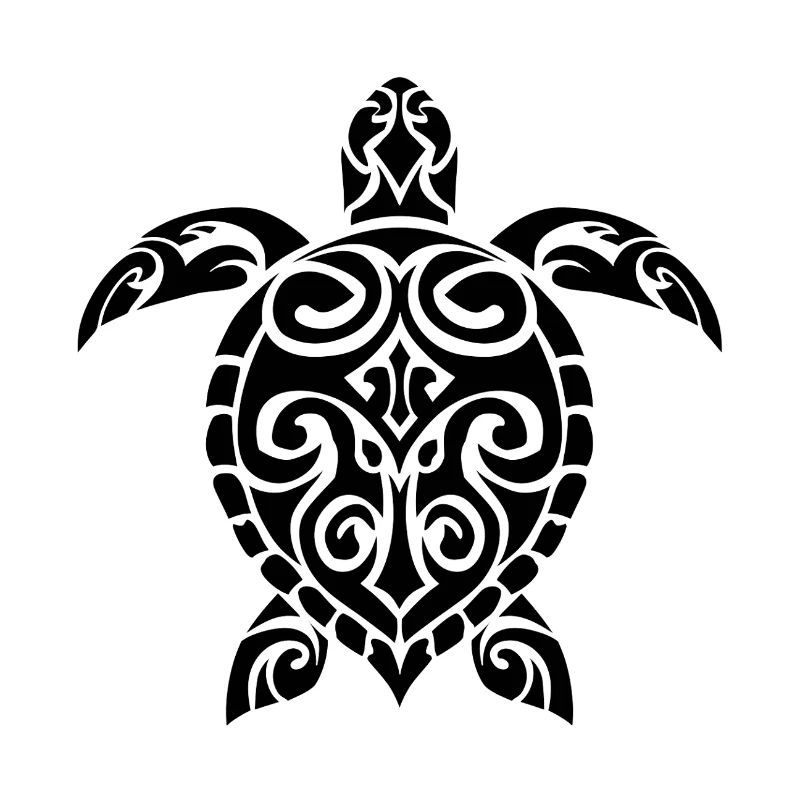Maori-Schildkröten-Stammessymbol