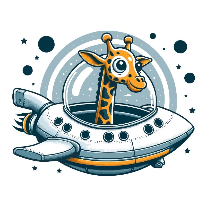 Giraffen-Raumschiff Abenteuer
