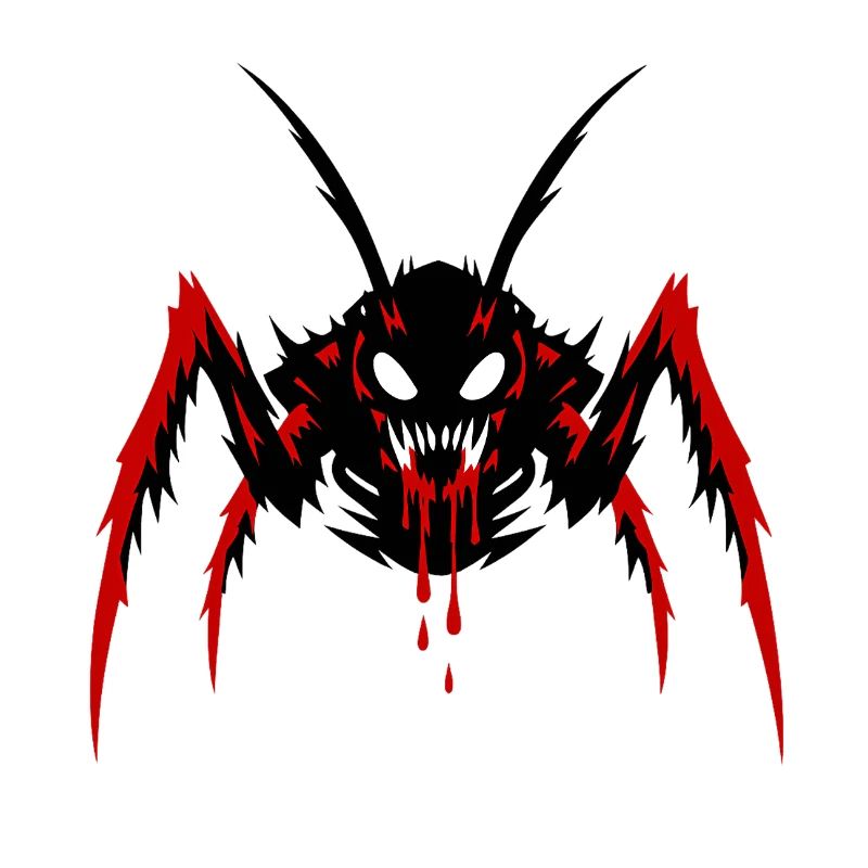 Dämonisches Insektenmonster